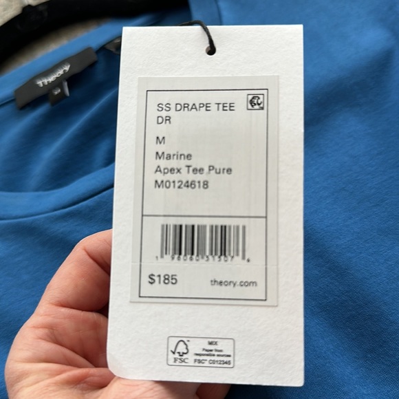 Theory Apex Dress Marine Blue New Size M - Picture 5 of 5